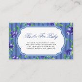 赤ちゃんシャワー用ブルーベリーベリースイートブック エンクロージャーカード (正面)