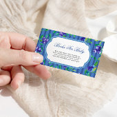 赤ちゃんシャワー用ブルーベリーベリースイートブック エンクロージャーカード