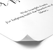 赤ちゃんシャワー用ミニマリスト ポスター