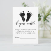 赤ちゃんシャワー用ミニマル本 エンクロージャーカード (スタンド正面)