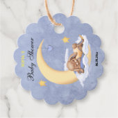 赤ちゃんシャワー用メッセージカード。 フェイバータグ (正面)