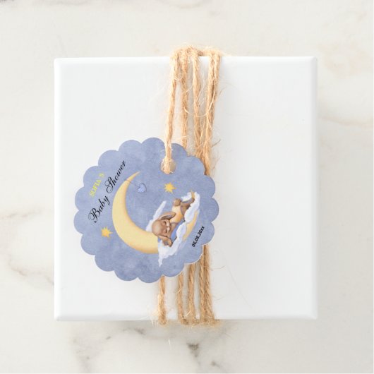 赤ちゃんシャワー用メッセージカード。 フェイバータグ (インサイチュ)
