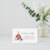 赤ちゃんシャワー用納屋周囲の庭ブック エンクロージャーカード (スタンド正面)