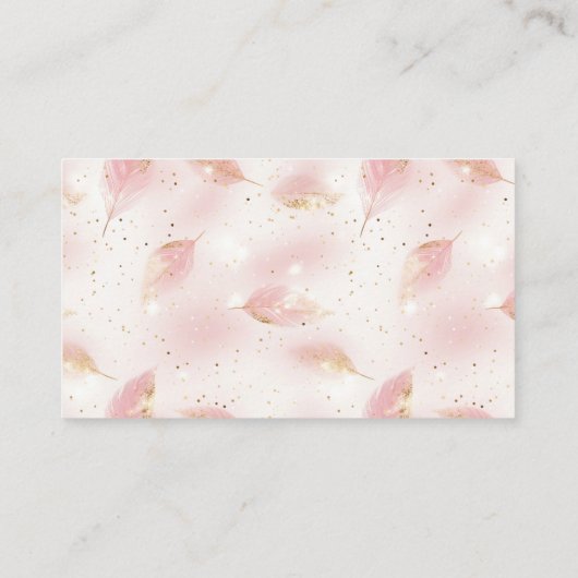 赤ちゃんシャワー用開花ブックのピンクのフローラベビー エンクロージャーカード (裏面)