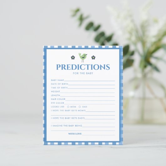 赤ちゃんシャワー用青少年かわいい象の予測 (スタンド正面)