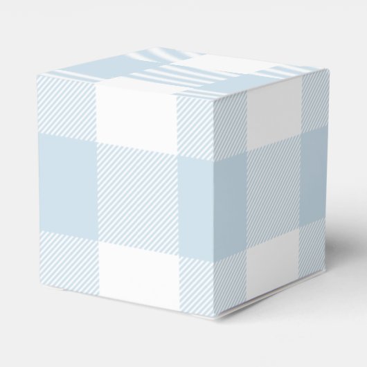 赤ちゃんシャワー男の子クマと名前と日付ありがとう フェイバーボックス (裏面サイド)