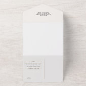 赤ちゃんシャワー男女兼用を心待ちにする オールインワン招待状 (外側)