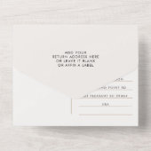 赤ちゃんシャワー男女兼用を心待ちにする オールインワン招待状 (裏面)