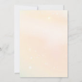 赤ちゃんシャワー男女兼用を心待ち 招待状 (裏面)