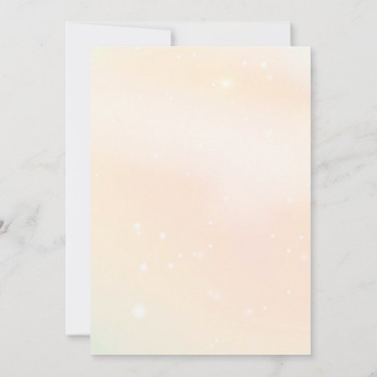 赤ちゃんシャワー男女兼用を心待ち 招待状 (裏面)