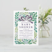 赤ちゃんシャワー男女兼用プレゼント 招待状 (スタンド正面)