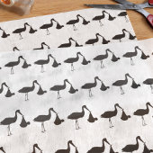 赤ちゃんシャワー白黒ストークパターン 薄葉紙