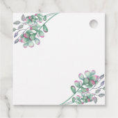 赤ちゃんシャワー私が紫色の多肉植物を育てるのを見る フェイバータグ (裏面)