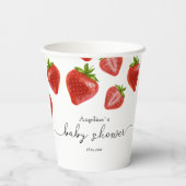 赤ちゃんシャワー紙カップ 紙コップ (裏面)