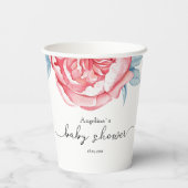 赤ちゃんシャワー紙カップ 紙コップ (裏面)