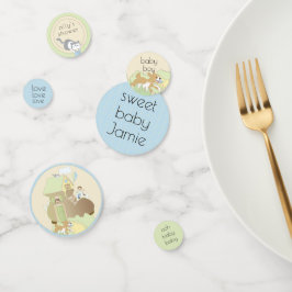 赤ちゃんシャワー紙吹雪ライブラリの構築/青 コンフェッティ