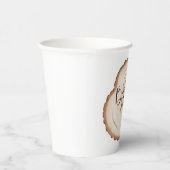 赤ちゃんシャワー素朴ヴィンテージ動物 紙コップ (右)