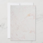 赤ちゃんシャワー緑エレガントのスクリプ男女兼用ト 招待状 (裏面)