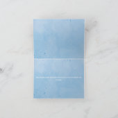 赤ちゃんシャワー船アホイかわいい男の子ありがとう サンキューカード (内部)