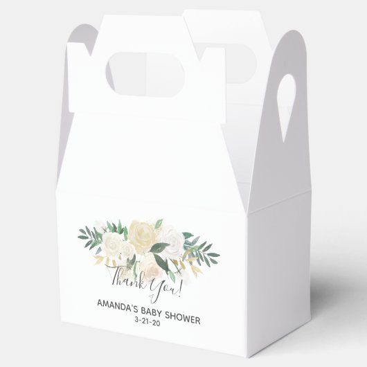 赤ちゃんシャワー花 フェイバーボックス (オープン)