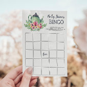 赤ちゃんシャワー茶パーティービンゴゲーム 招待状