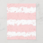 赤ちゃんシャワー葉用の可愛い象の女の子 (裏面)