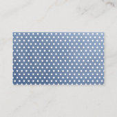 赤ちゃんシャワー表示シャワーブルーエレファント エンクロージャーカード (裏面)