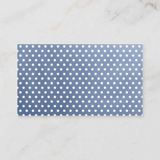 赤ちゃんシャワー表示シャワーブルーエレファント エンクロージャーカード (裏面)