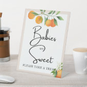 赤ちゃんシャワー装飾ニュートラルジェンダーテーブルトップ 台座サイン (インサイチュ)