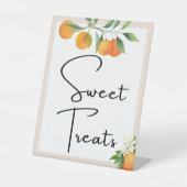 赤ちゃんシャワー装飾ニュートラルジェンダーテーブルトップ 台座サイン (正面)