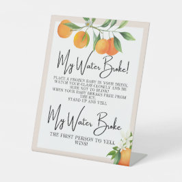 赤ちゃんシャワー装飾ニュートラルジェンダーテーブルトップ 台座サイン