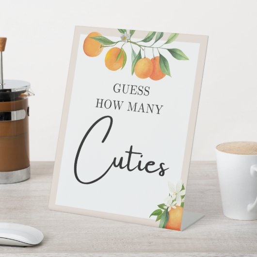 赤ちゃんシャワー装飾ニュートラルジェンダーテーブルトップ 台座サイン (インサイチュ)