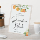 赤ちゃんシャワー装飾ニュートラルジェンダーテーブルトップ 台座サイン (インサイチュ)