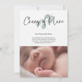 赤ちゃんシャワー計画の変更Facebookパーティー 招待状 (正面)