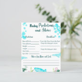 赤ちゃんシャワー記念カードの予測とアドバイス (スタンド正面)