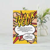 赤ちゃんシャワー詩おもしろいモダンサンキューカード サンキューカード (スタンド正面)