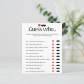 赤ちゃんシャワー誰のゲームを推測シンプル-エレガントと (スタンド正面)