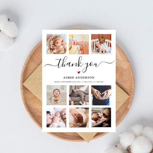 赤ちゃんシャワー9フォトコラージュ感謝していユーシックなスクリプト