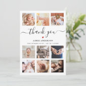 赤ちゃんシャワー9フォトコラージュ感謝していユーシックなスクリプト (スタンド正面)