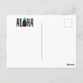 赤ちゃんシャワー | アロハウェルカムベビーはがき ポストカード (裏面)