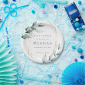 赤ちゃんシャワー |グレーの玉緑植物園 ペーパープレート (パーティー)