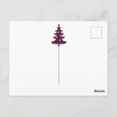 赤ちゃんシャワー |サンタクロース&暖炉 ポストカード (裏面)