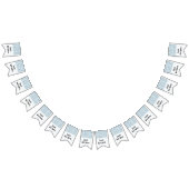 赤ちゃんシャワー「スニップスとカタツムリ」アゲハチョウバナー バンティングフラッグ (全)