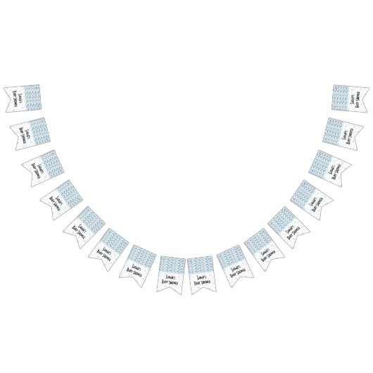 赤ちゃんシャワー「スニップスとカタツムリ」アゲハチョウバナー バンティングフラッグ (全)