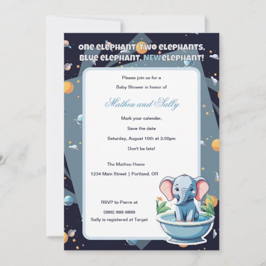 赤ちゃんシャワー セーブザデート (正面)