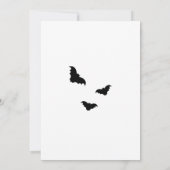 赤ちゃんシャワー |ハロウィーンリールブー幽霊 ノートカード (裏面)