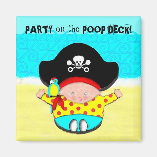 赤ちゃんシャワー マグネット (正面)