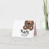 赤ちゃんシャワー（女） 招待状 (裏面)