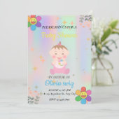 赤ちゃんシャワー 招待状 (スタンド正面)