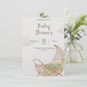 赤ちゃんシャワー 招待状 (スタンド正面)